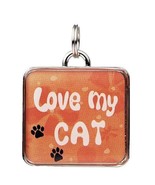 Square Charm - Love my Cat - £9.08 GBP