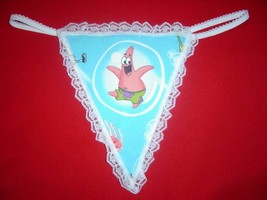 New Womens PATRICK Spongebob Squarepants Gstring Thong Panty Lingerie Un... - $19.99