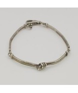 Silpada Oxidized Sterling Silver &quot;Love Knot&quot; Link Bracelet B2826  Israel - $68.38 CAD