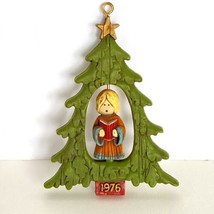 1976 Spinning Singing Angel In A Christmas Tree Vintage Ornament 4.5in - £20.11 GBP