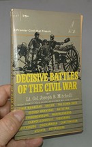 Decisive Battles Of The Civil War Joseph Mitchell Vintage 1962 Fawcett Paperback - £7.77 GBP