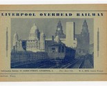 The Liverpool Overhead Railway Port of Liverpool Map &amp; Advertising Bookl... - $67.32