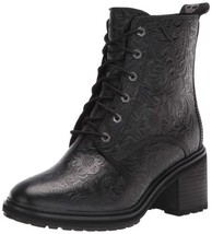 Timberland Women&#39;s Sienna High Embossed WP Side Zip Boot A291D Size 7 Black - $2,787.49 MXN