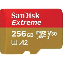 SanDisk 256GB Extreme Micro SD 4K V30 Card 190MB/s For GoPro Hero 11 10 9 8 7 6 - £25.47 GBP