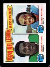 1975 Topps #3 Charley YOUNG/LYDELL Mitchell Nm 1974 Receiving Leaders *XR30688 - £3.07 GBP