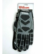 NEW Wilson Football MVP Tacktech Lineman Gloves Youth S WTF9341GYS - £18.67 GBP