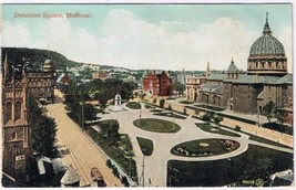 Quebec Postcard Montreal Dominion Square Valentine - £1.69 GBP