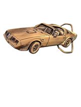 Vintage 1979 Great American Buckle Co Pontiac Firebird Trans Am Belt Buc... - $34.20