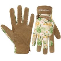 Durable Leather Gardening Gloves for Women - Breathable &amp; Thorn-Proof De... - $23.71