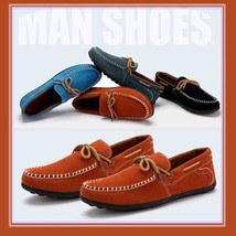 Classic Men's Suede Casual Moccasin Style Driving Shoes in 4 Colors