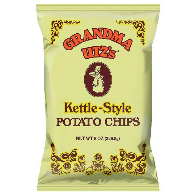 Grandma Utz's Kettle-Style Potato Chips, 6-Pack 8 Oz. Bags - $40.54