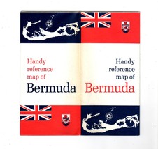 Map Of Bermuda (Vintage 1969) - £1.97 GBP