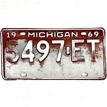 1969 United States Michigan Great Lake Truck License Plate 5497-ET - $9.41