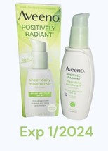 Aveeno Positively Radiant Sheer Daily Moisturizer SPF 30 2.5 fl oz. 1/2024 - $23.75