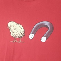 Chick Magnet Shirt Mens 3XL Funny Baby Chicken Graphic Print - $7.91