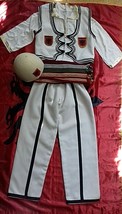 New Albanian Traditional Popular Folk Costume Suit Boys MEN- 11-12 YEAR-HANDMADE - £84.41 GBP