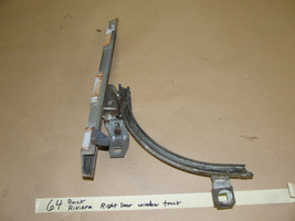 Oem 1964 Buick Riviera Right Front Door Window Glass Track Guide Channel Bracket - £31.14 GBP