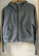 Lululemon Hoodie Womens XS  S Scuba Full Zip Oversized Fleece Lined Crop... - $35.99