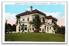 President&#39;s Home University of California Berkeley CA UNP WB Postcard  U18 - £1.51 GBP