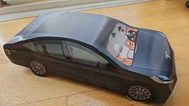 Sacrificial Supplies Joss Paper Car large Finished Tesla Electric Car An... - £39.89 GBP