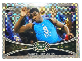 2012 Topps Chrome - Quinton Coples #122 X-Fractor (RC) - £1.18 GBP