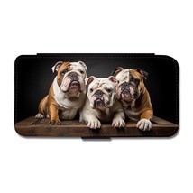 Dog English Bulldog iPhone XS Max Flip Wallet Case - $19.90