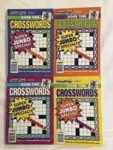Lot (4) Penny Press Good Time Super Jumbo Crosswords Puzzles Book 2020 2021 Lot3 - £18.34 GBP