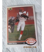 Eddie Brown 1991 Upper Deck #207 Football NFL Card 1992 Hologram Bengals - $10.94 CAD