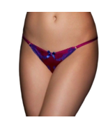 AGENT PROVOCATEUR Womens Thong Molly Solid Purple Size S - £68.90 GBP