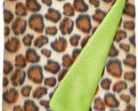 Zandino Cheetah Baby Blanket Lime Green 30 inches W by 40 Inches L - $9.89