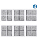 6 Pack Lt120F Refrigerator Air Filter Replacement For Lg Lt120F Adq73214404 - £23.58 GBP