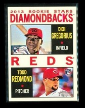 2013 Topps Heritage Rookie Baseball Card #33 Gregorius Diamondbacks Redmond Reds - £6.57 GBP