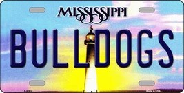 Bulldogs Mississippi Novelty Metal License Plate - $21.95