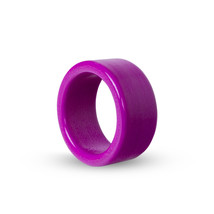 LeLuv 1.25&quot; Napkin Ring 6 Pack 3D Print Kitchen Holder Smooth Polish, Pick Color - £23.59 GBP