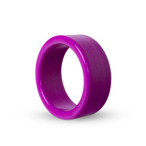 LeLuv 1.50&quot; Napkin Ring 6 PACK 3D Print Kitchen Holder Smooth Polish, Pick Color - £31.45 GBP