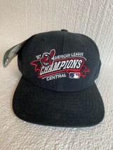 CLEVELAND INDIANS 1997 AMERICAN LEAGUE CENTRAL CHAMPIONS  SNAPBACK NEW E... - $89.09