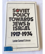 1974 HC Soviet policy towards Jews and Israel, 1917-1974 by Eckman, Lest... - $307.93 MXN