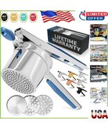 Rust-Resistant Potato Ricer Set - Stainless Steel 15oz with Cushioned Ha... - $996.82 MXN