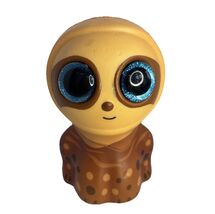Cute NEW Brown Sloth Jumbo Squishy With Sky Blue Beaded Eyes—SHIPS IN 24... - $20.67