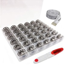 Metal Bobbins 36 Pcs - Size A Class 15 Universal Bobbins In Case Compatible For  - £14.06 GBP