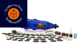 WEN 2307 Variable Speed Rotary Tool Kit with 100-Piece Medium, Blue  - £24.27 GBP