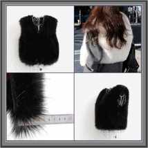 Six Color Dyed Long Hair Faux Fur Fashion Short Vests, FUN Wear w/ Everything! image 2