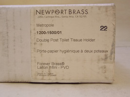 Newport Brass1200-1500/01 Metropole Toilet Tissue Holder , Forever Brass... - $145.00