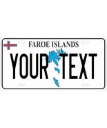 Faroe Islands Map License Plate Car Auto Bike Motorcycle Custom Tag - $10.99+