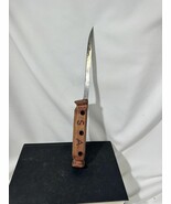 vintage fillet knife wood handle Leather Cover Case Marked SA - €17,05 EUR