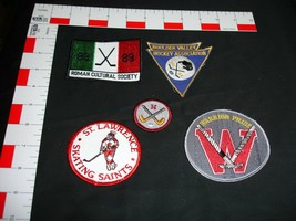 Hockey vintage patch collection set lot 5 patches - £14.74 GBP