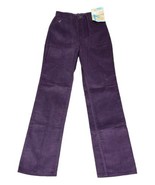 Wrangler Pants  12 Misses Purple Corduroy Straight Vintage NWT New Old S... - $98.16