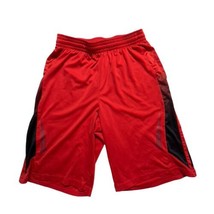 Tek Gear Shorts Boys Large 10/14 Red Basketball Sports Drawstring Elastic 26x10 - £8.79 GBP