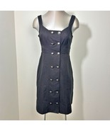 Anthropologie Maeve Double Button Lay Of The Land Trench Dress Size 8 - $48.24