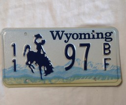 VINTAGE WYOMING LICENSE PLATES (PAIR)  NO LONGER IN USE-  PARK COUNTY 11... - $18.00